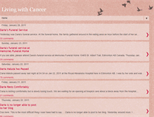 Tablet Screenshot of daria-livingwithcancer.blogspot.com