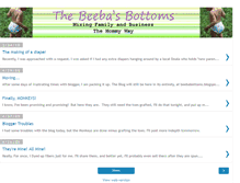 Tablet Screenshot of beebabottoms.blogspot.com