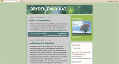 Desktop Screenshot of drydendailykaz.blogspot.com