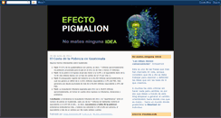 Desktop Screenshot of efectopigmalion9.blogspot.com