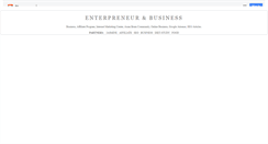 Desktop Screenshot of enterpreneur2007.blogspot.com