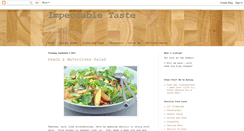 Desktop Screenshot of impeccabletasty.blogspot.com