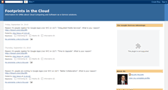 Desktop Screenshot of footprintsinthecloud.blogspot.com