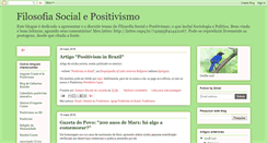 Desktop Screenshot of filosofiasocialepositivismo.blogspot.com