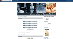 Desktop Screenshot of conversationsfamouswriters.blogspot.com