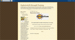 Desktop Screenshot of explosivelyfit.blogspot.com