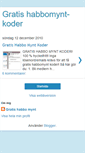 Mobile Screenshot of gratishabbomyntkoder.blogspot.com