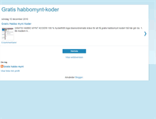 Tablet Screenshot of gratishabbomyntkoder.blogspot.com