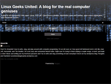 Tablet Screenshot of linuxgeeksunited.blogspot.com