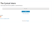 Tablet Screenshot of cynicalintern.blogspot.com