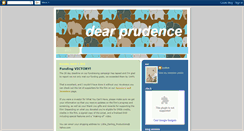 Desktop Screenshot of dear-prudence-lydian.blogspot.com