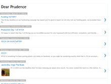 Tablet Screenshot of dear-prudence-lydian.blogspot.com