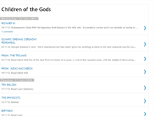 Tablet Screenshot of childrenofthegods.blogspot.com