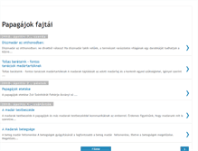 Tablet Screenshot of papagajfajtak.blogspot.com