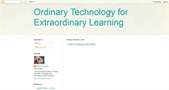 Desktop Screenshot of extraordinarylearning.blogspot.com