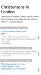 Mobile Screenshot of christensensinlondon.blogspot.com