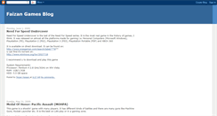 Desktop Screenshot of faizangames.blogspot.com