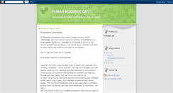 Desktop Screenshot of humanresourcecafe.blogspot.com