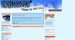 Desktop Screenshot of knowledgerush.blogspot.com