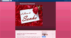 Desktop Screenshot of ahoradosonho.blogspot.com