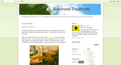 Desktop Screenshot of newfoundtraditions.blogspot.com