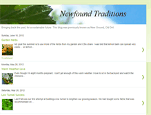 Tablet Screenshot of newfoundtraditions.blogspot.com