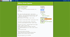 Desktop Screenshot of albino-green-iguana.blogspot.com