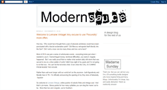 Desktop Screenshot of modernsauce.blogspot.com