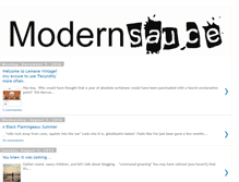 Tablet Screenshot of modernsauce.blogspot.com