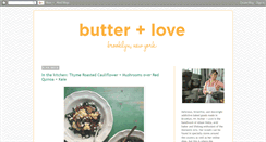 Desktop Screenshot of butterpluslove.blogspot.com