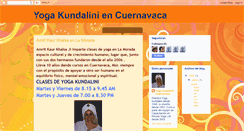 Desktop Screenshot of kundalini-yoga-cuernavaca.blogspot.com