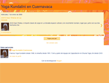 Tablet Screenshot of kundalini-yoga-cuernavaca.blogspot.com