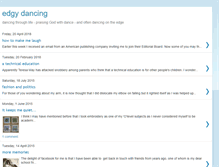 Tablet Screenshot of edgydancing.blogspot.com