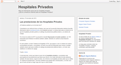 Desktop Screenshot of hospitales-privados.blogspot.com