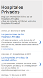 Mobile Screenshot of hospitales-privados.blogspot.com