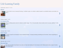 Tablet Screenshot of lifelearningfamily.blogspot.com