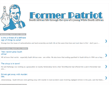 Tablet Screenshot of formerpatriot.blogspot.com