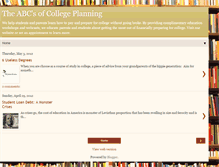 Tablet Screenshot of abccollegeplanning.blogspot.com