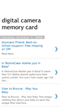 Mobile Screenshot of digital-camera-memory-card.blogspot.com