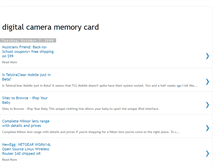 Tablet Screenshot of digital-camera-memory-card.blogspot.com