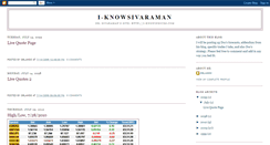 Desktop Screenshot of i-knowsivaraman.blogspot.com