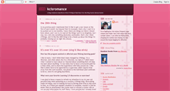 Desktop Screenshot of kclsromance.blogspot.com
