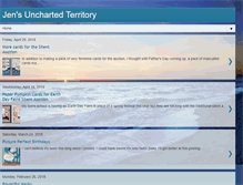 Tablet Screenshot of jensunchartedterritory.blogspot.com
