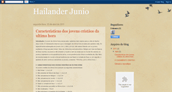 Desktop Screenshot of hailanderjunio.blogspot.com