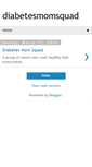 Mobile Screenshot of diabetesmomsquad.blogspot.com