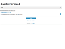 Tablet Screenshot of diabetesmomsquad.blogspot.com