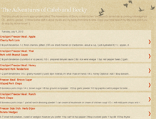 Tablet Screenshot of calebandbecky.blogspot.com