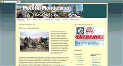 Desktop Screenshot of motolla-mongoliaan.blogspot.com