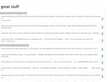 Tablet Screenshot of great-stuff-007.blogspot.com