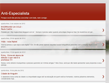 Tablet Screenshot of anti-especialista.blogspot.com